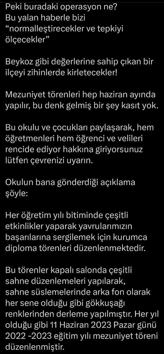 dailyummah's tweet photo. 🗣 Yazar #SaitErcan, Beykoz'daki özel okul hakkında çıkan #LGBT haberlerini yalanladı:
"Arkadaki bayrak 7 renk. Bu gökkuşağıdır. LGBT bayrağı ise 6 renk olur. LGBT lobisi, bu yalan haberle tepkimizi ölçmek ve bu durumu normalleştirmek için deneme yapıyor." https://t.co/qG2DooEJk4