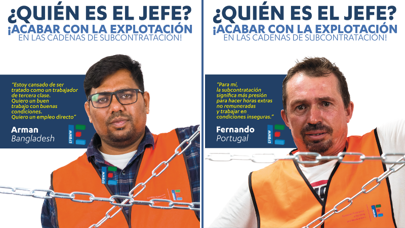 CCOO_Habitat's tweet photo. No poner límite a las ⛓️ cadenas de subcontratación significa:
· Más trabajo no declarado y fraude social
· Problemas de salud y seguridad
· Impagos de trabajo realizado y horas extras 
· Condiciones de trabajo caóticas
Porque nadie sabe quién es el jefe
#limitsubcontracting https://t.co/FGLqUDtVqF