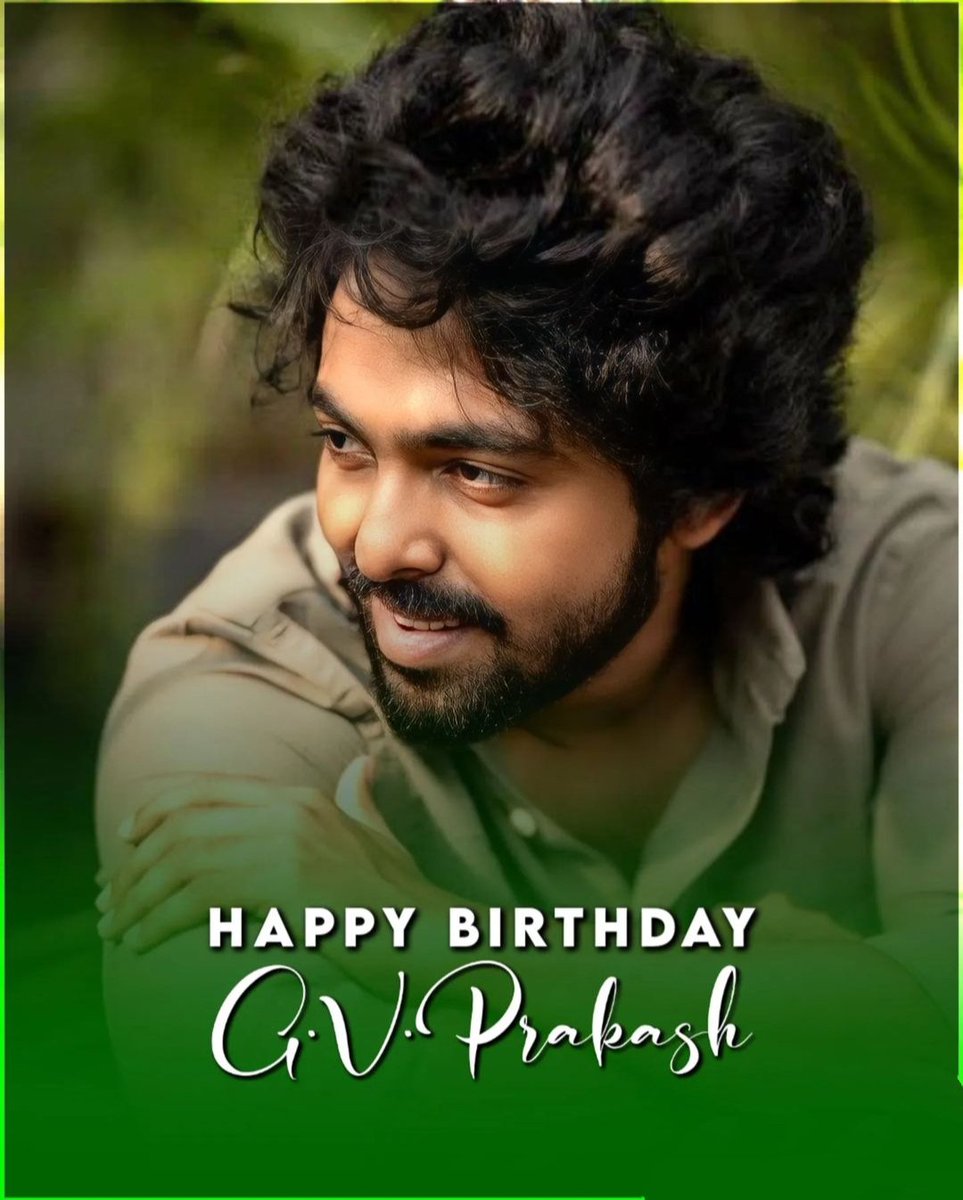 SelvanDb's tweet photo. @gvprakash Wish u Happy Birth Day Anna... 💐💐💐... Vaazhga valathudan...🫂🫂🤝🤝 https://t.co/0WFB0amuz0