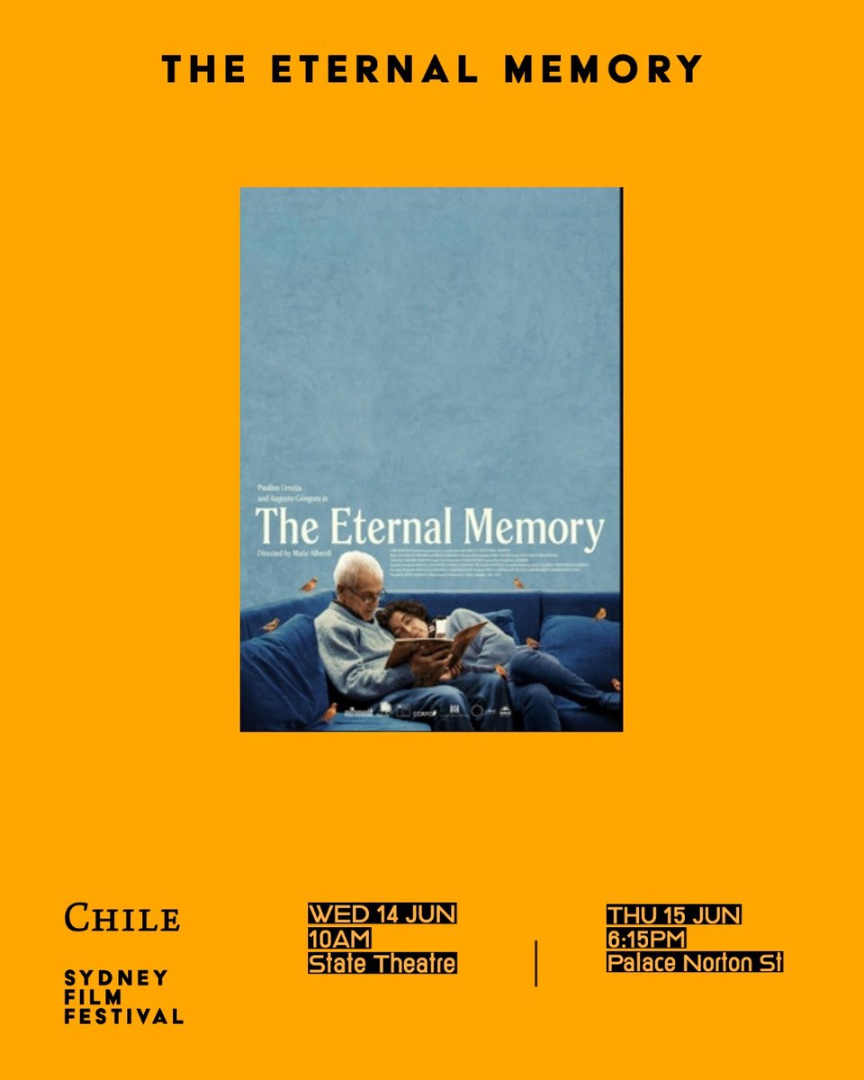 'The Eternal Memory' llega a Australia 🇦🇺 <a href="/sydfilmfest/">Sydney Film Festival</a> 
Narra una profunda historia de amor entre un periodista y su esposa, la notable Paulina Urrutia mientras lo cuida después de su diagnóstico de Alzheimer a los 62 años. #TheEternalMemory #SFF2023 #HistoriaDeAmor
#SydFilmFest