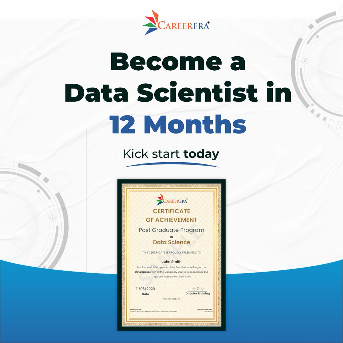 Careerera1's tweet image. Learning to code intelligently at Careerera has allowed students and professionals from a variety of backgrounds, particularly those with no prior coding experience.  

Register Here: careerera.com/data-science/p… 

#datascience #datasciencecourse #pgpindatascience