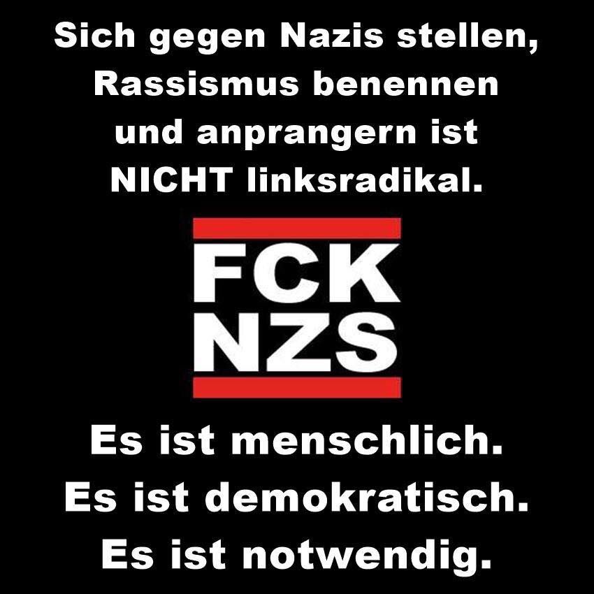 Aus Gründen 🙄
#FCKNZS #FCKAfD #FCKBIW #FCKCDUCSU #Stolzmonat #StolzeIdioten