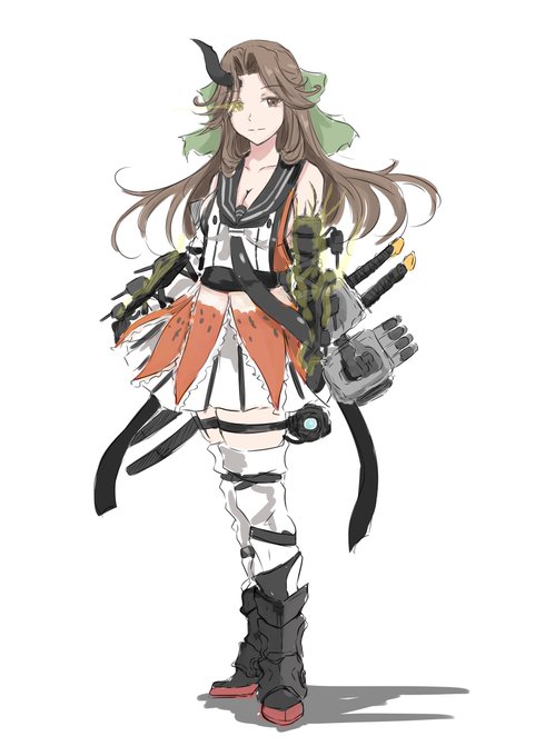 「abyssal ship brown hair」 illustration images(Latest)