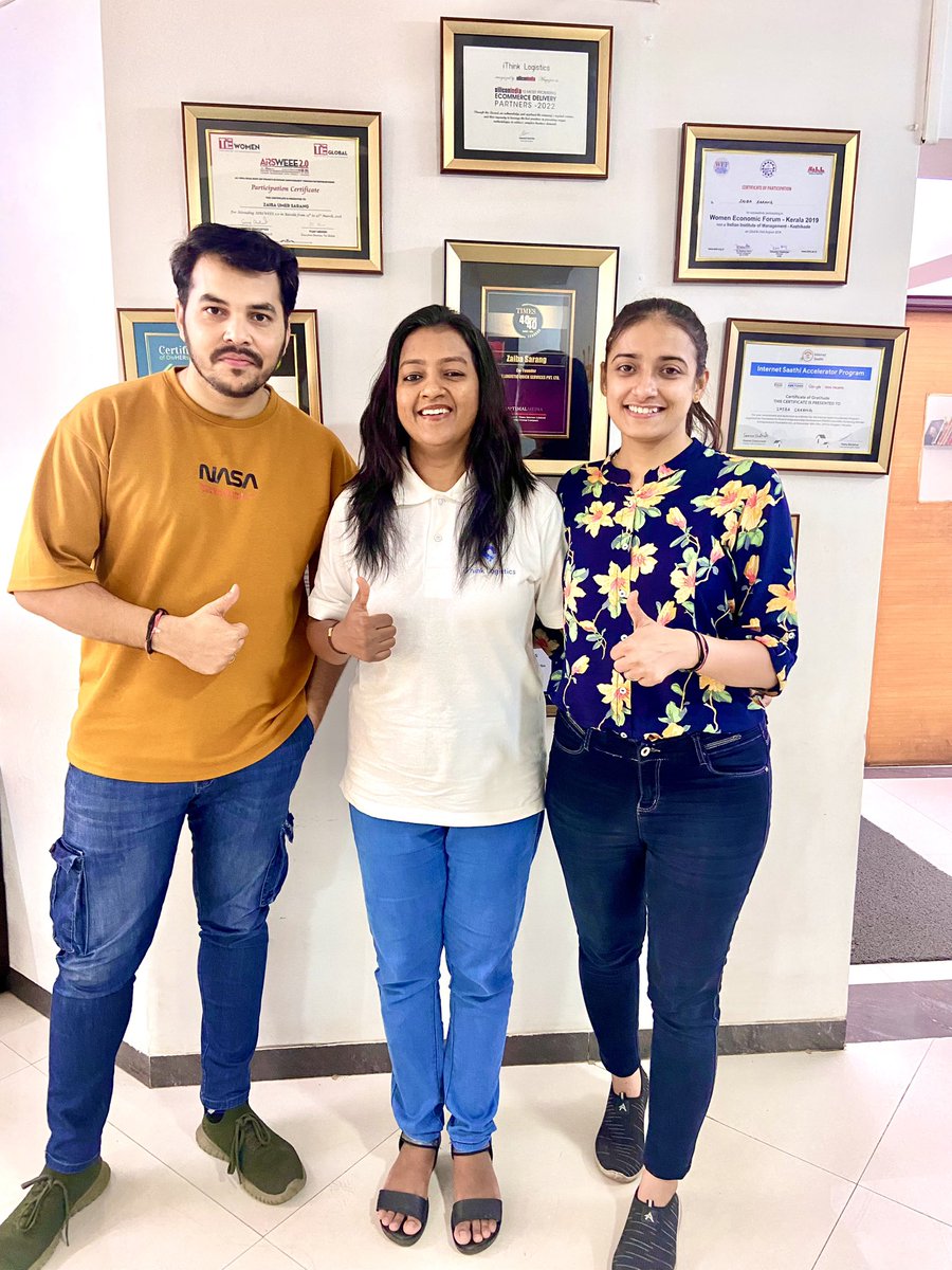 vlog_hacker's tweet photo. How Zaiba Sarang (Co-founder) of @iThinkLogistic will be able to achieve “Zero to 100Cr” in just few years
Watch her complete startup journey 💫
https://t.co/JeKgyCFlWo
#startup #startuplife #startupweekend #founder #Founder #CEO #ithinklogistics #zaibasarang https://t.co/uXQ0KQVB9c