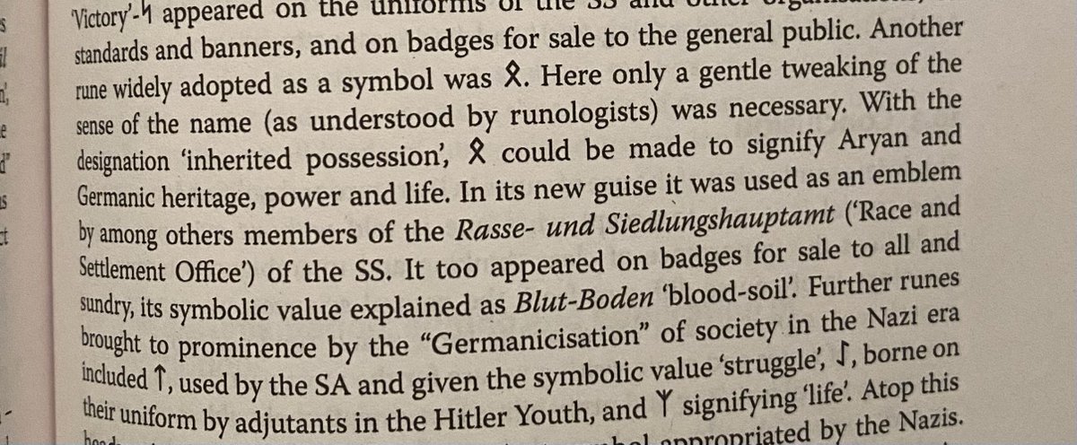 OceanKeltoi's tweet photo. The rune-poems for the Othala rune reference 'homeland, farm, family estate' which can be applicable within a Heathen spirituality, but has been twisted in racist movements. Attached is an explanation of the historical symbol, and its corruption from the Nazis. https://t.co/msAif1EZvW