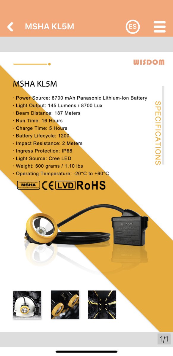 WisdomLamp's tweet image. WISDOM cap lamps ensure maximum safety and efficiency in every underground operation.#headlight #mininglight