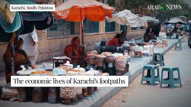 On Karachi's footpaths, misery and commerce live together
