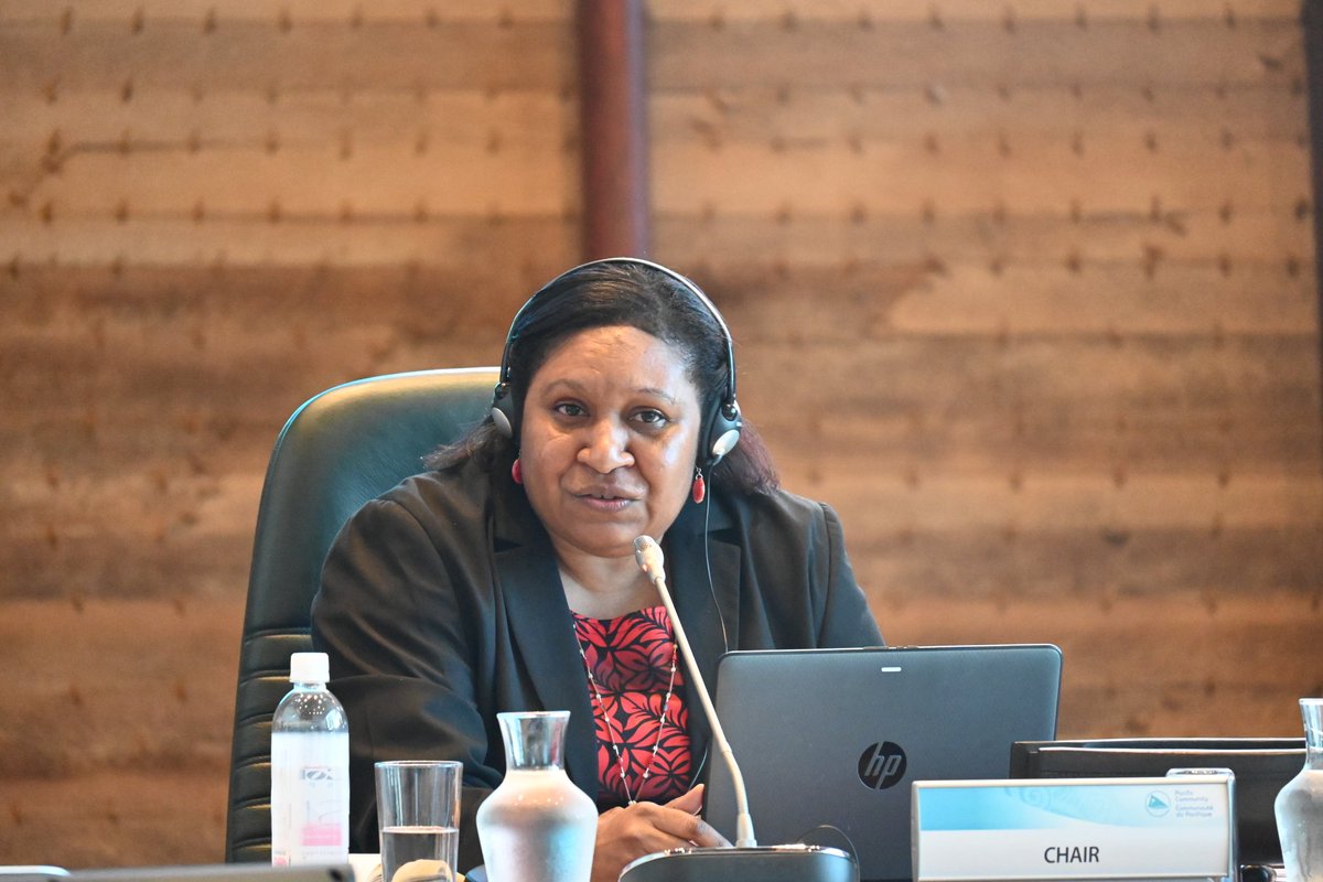 Day 1 #CRGASubcom23, Co-Chair H.E <a href="/JacintaTBarrion/">Jacinta Tony-Barrion</a>: "Over the next 2.5 days, the subcom will endeavour to arrive at a clear vision for the implementation of SPC's Strategic Plan as a reference point for the wider regional aspirations for the implementation of the 2050 process"