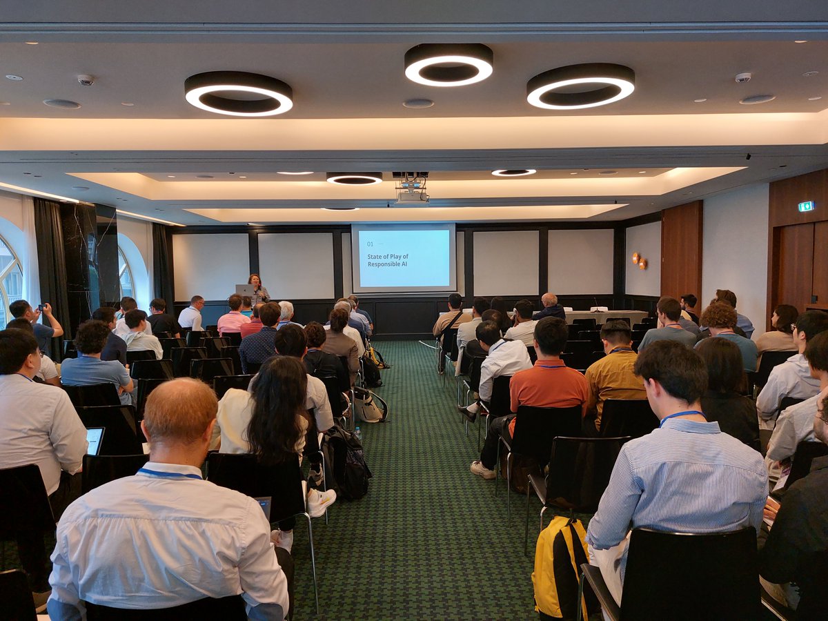 meverteam's tweet photo. Keynote speaker Dr. Nozha Boujemaa, Digital Trust Officer at Decathlon presenting "How Responsible LLMs are beneficial to search and exploration in Retail industry" at @icmr2023.
#Certh #MeVer #ICMR2023 #AI https://t.co/msT83y8EIG