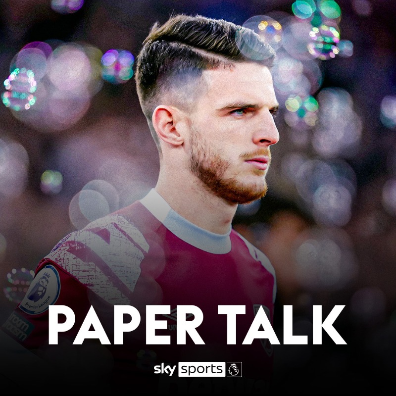 SkySportsPL's tweet photo. According to reports, Arsenal are close to agreeing a fee with West Ham for Declan Rice and are expected to pay more than £100m for the midfielder if certain add-ons are achieved 📰