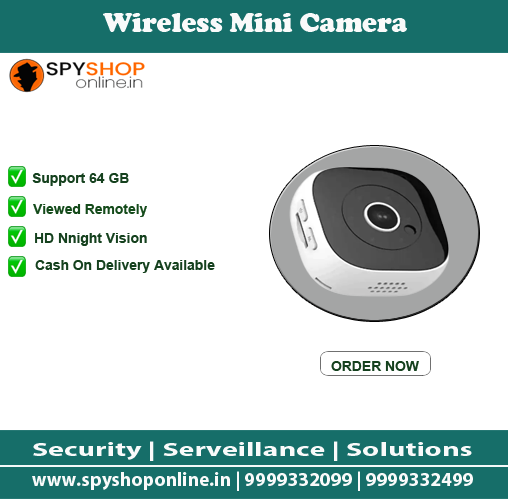 Hot Wi-Fi Wireless Mini Camera Audio Video Recording Night Vision Motion Detection with inbuilt 64 GB SD Card.
For any query:
Call us at 9999332499 | 9999332099
or visit us at: spyshoponline.in
#wireless #mini #camera #hidden #security #recording #Spy #cam #spyshoponline