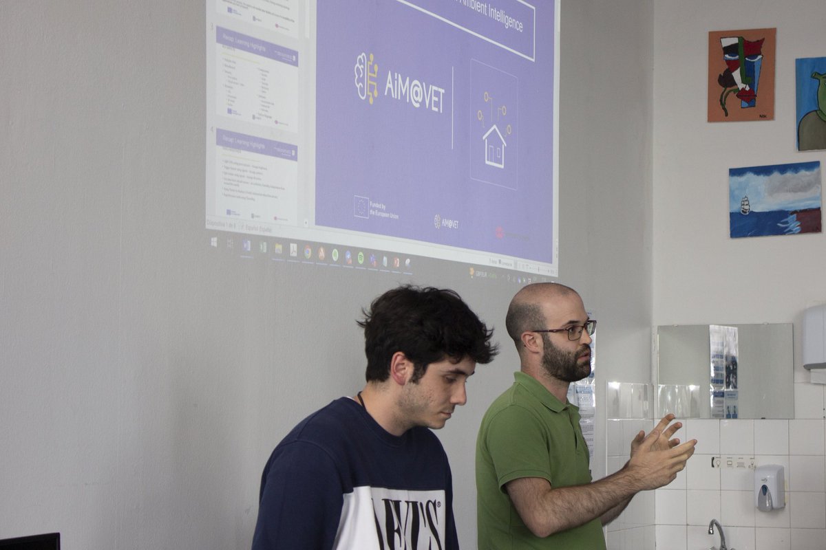 cifprodolfoucha's tweet photo. Para rematar, o alumnado fixo unha posta en común dos aprendizaxes sobre a  IA
And finally, students shared the learned knowledge during these days in the different areas of AI.
#TrainingActivity #Aim4vet #ErasmusPlus #artificialintelligence #Python #VetEducation #AIed
#FPGalicia https://t.co/tH4cAmJ2Tz