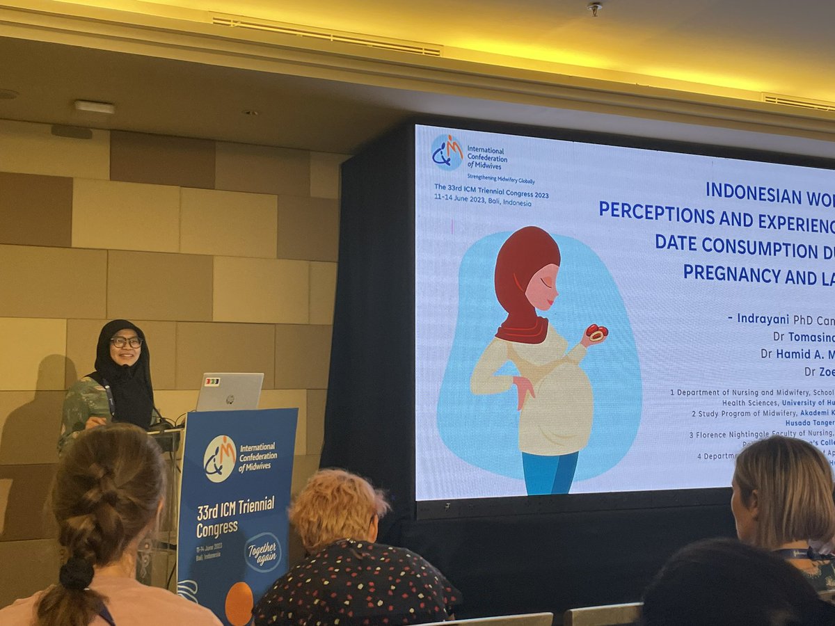Tomasina Stacey (@tomasinastacey) on Twitter photo Looking forward to hearing Indrayani speak about her research into women’s experience of eating dates in pregnancy #ICM2023 <a href="/WeLoveResearch/">HudResearch</a> <a href="/Hud_HHS/">School of Human and Health Sciences</a> <a href="/zoe_darwin/">zoe darwin</a> Looking forward to hearing Indrayani speak about her research into women’s experience of eating dates in pregnancy #ICM2023 <a href="/WeLoveResearch/">HudResearch</a> <a href="/Hud_HHS/">School of Human and Health Sciences</a> <a href="/zoe_darwin/">zoe darwin</a>