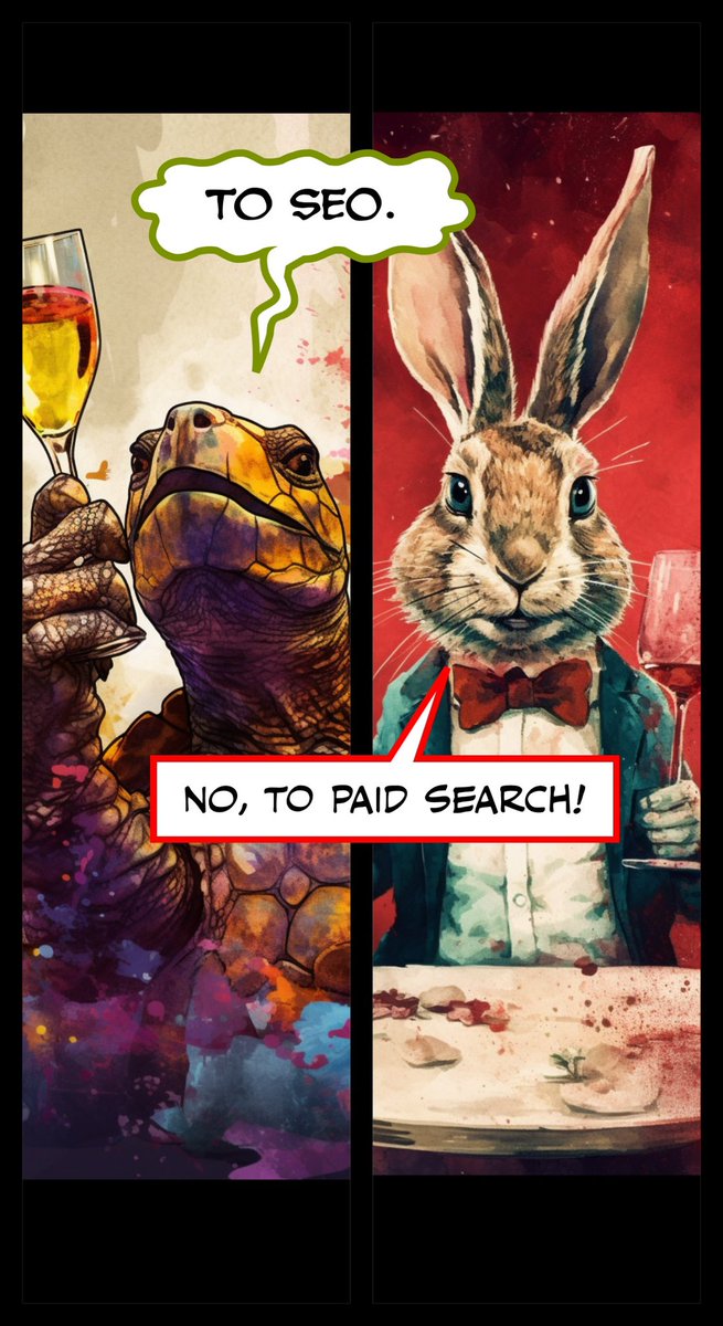 studio_joshua's tweet photo. SEO Vs Paid: An age old tale… https://t.co/bMuXs9k8af
