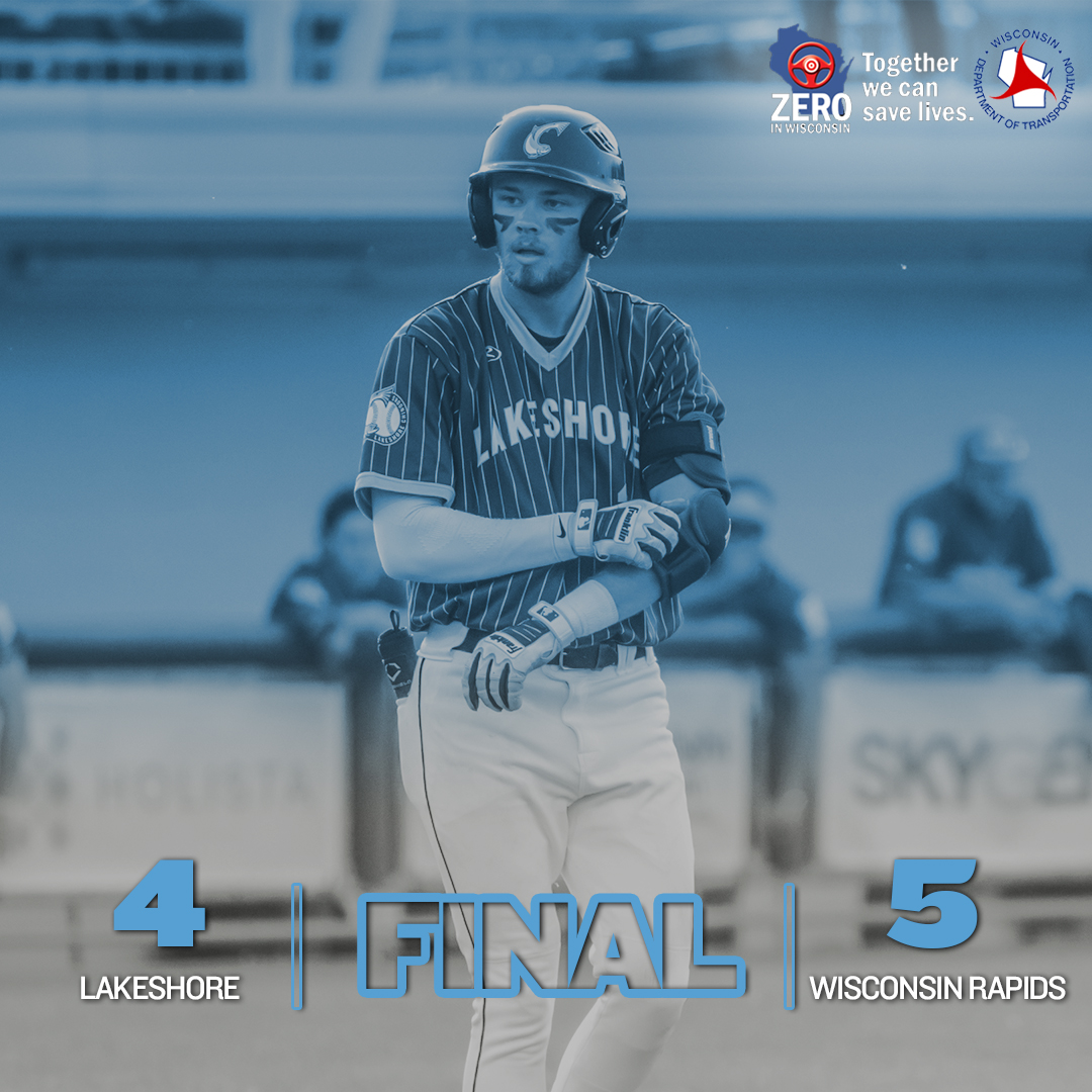 Here is tonight's Wisconsin's DOT Box Score. The Chinooks fell to the Rafters 5-4. They match up with the Rafters again tomorrow at 6:35pm. #LAKvsWIR

What's your game plan for getting home safely after enjoying a night at the ballpark? #DriveSoberOrGetPulledOver
@WisconsinDOT