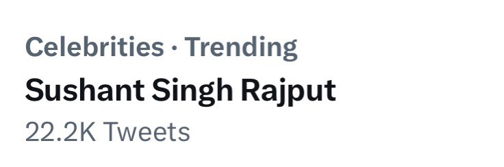 SSR474's tweet photo. Sushant Singh Rajput~  Trending 🔥

A💎 who changed my life ♾️ and inspired million others!
              
 CBI Fast Track SSRCase https://t.co/srUXurSWw6