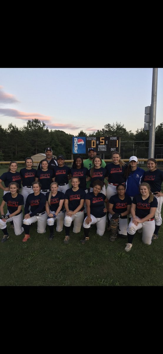 County423's tweet photo. First team and first game ever played in the United States in Legion Softball.  2017. https://t.co/OBTRYsZElr