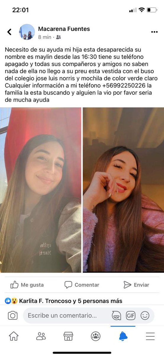 CenaprocCL's tweet photo. #AHORA #TodosACompartir 
Se #Busca  #Maylin. De La comuna de #SanAntonio 
Viste buzo.  Del colegio José Luis Norris. (gris)  perdida desde las 16;30  Ayúdanos A ¡ Compartir ! 
@Personaschile @AlvaroMolinaCL @Informa_100 @ElTaboNoticias @Controlvalpo @RedNoticiasVR @Cenaproc_Valpo https://t.co/X7AEdl7Pnf