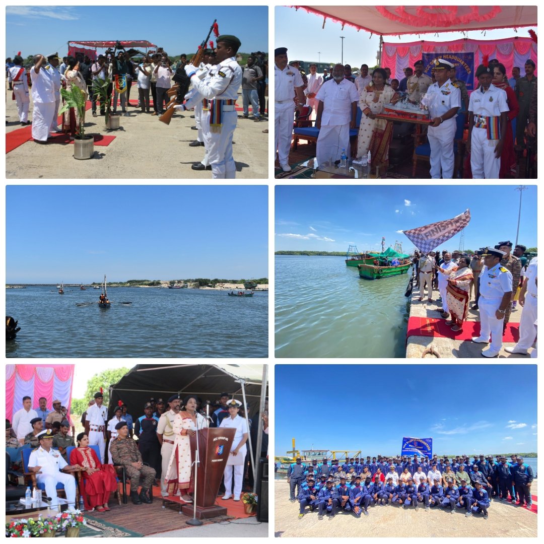 NCCDte_TNPAN's tweet photo. 60 cdts @NCCDte_TNPAN successfully completed 302 KM ⛵ Sailing Expedition in Bay of Bengal.Expedition was flagged in by Dr Tamilisai Soundararajan,Hon’ble Lieutenant Governor,Puducherry in presence of Cmde Atul Kumar Rastogi DDG,Gp Cdr &amp; other Offrs 
@LGov_Puducherry 
@HQ_DG_NCC https://t.co/yCYb3QHk3v