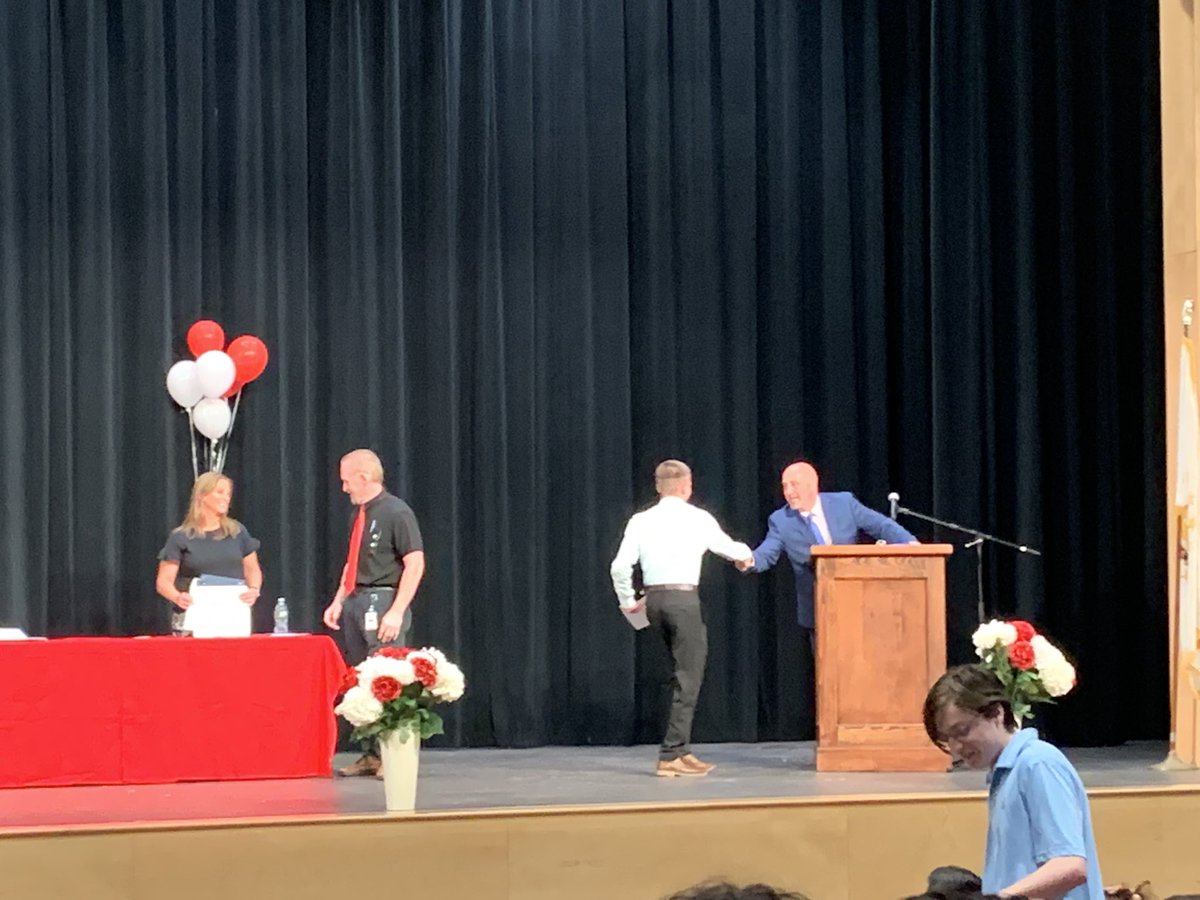 Two RISD students earned their completion credentials in their career work at East Providence Career and Tech Center through our collaboration with EP. Congratulations Hunter Fasteson, Construction Technology, and Gino Miller, Culinary Arts.