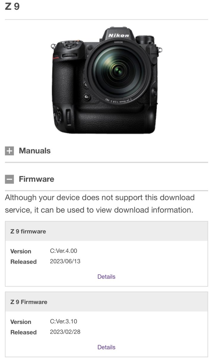 mattthomas28's tweet image. Looks like it’s time to update the Nikon Z9 again as a new firmware update has just landed…hello version 4.00 📸

Time to put that through its paces over the next few days!!
@nikonrumors @UKNikon #NikonZ9