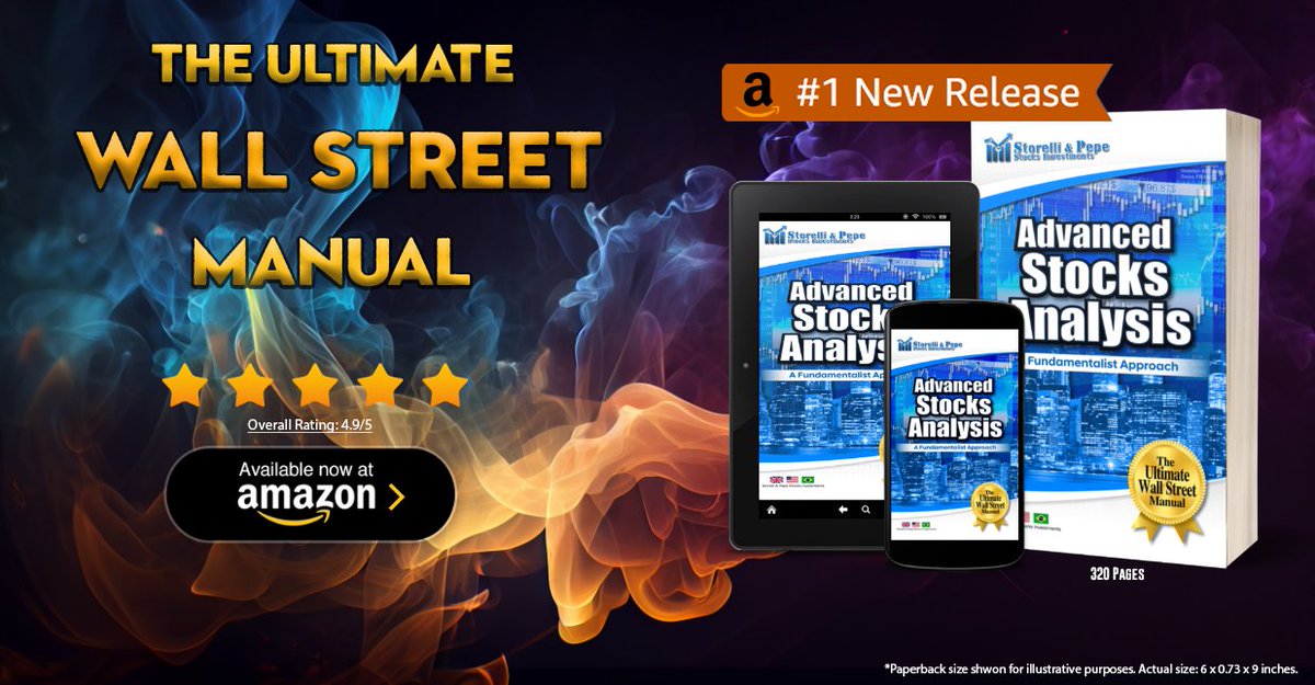 🥇🏆 Amazon's #1 NEW RELEASE in Analysis & Trading Investing Strategies! 

Introducing 'Advanced Stocks Analysis - A Fundamentalist Approach', The Ultimate Wall Street Manual. 

➡️ amazon.com/Advanced-Stock…

Elevate your investing strategies with sophistication. Discover your…