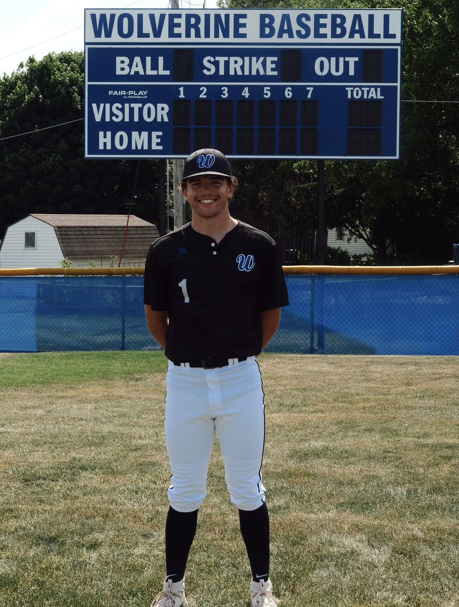 RECORD BROKEN!! <a href="/GusVarney/">Gus Varney</a> triple in tonight 14-4 win against A-P breaks the school’s career hit record at 129.

Varney now leads the school career record in hits, triples, and home runs.

#Rollblue