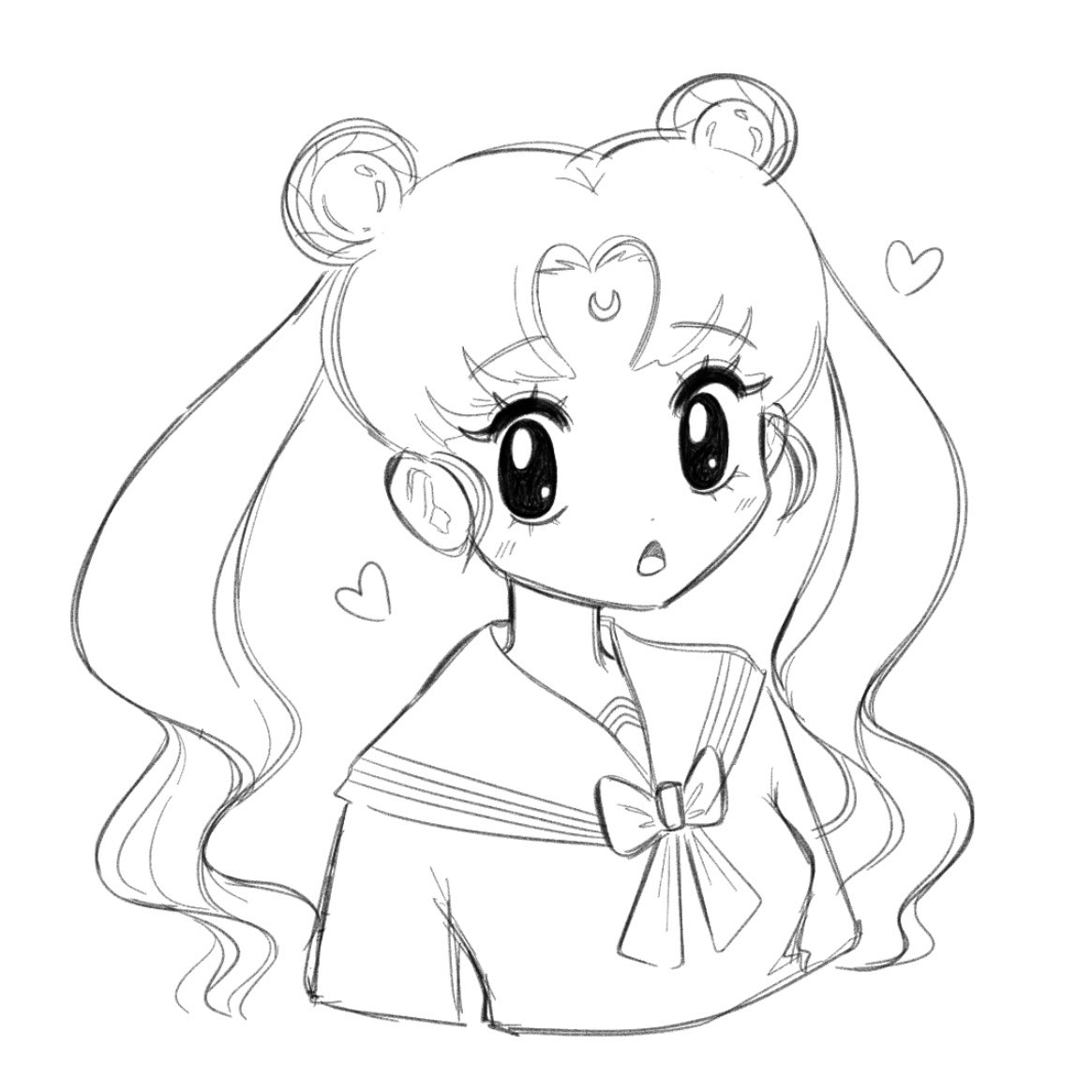 lil usagi sketch i did the other day :>