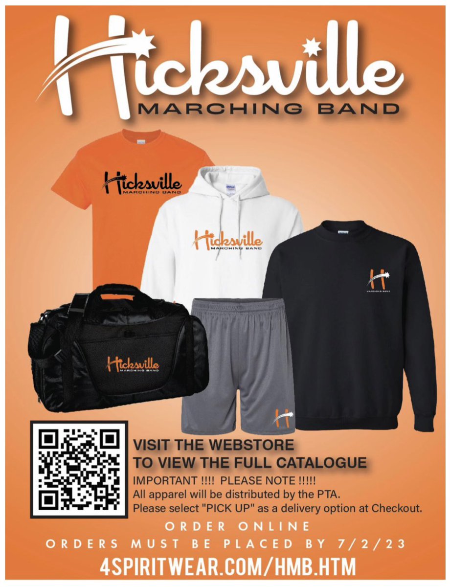 MissBarnettBand's tweet photo. Our summer collection is now available, order now until July 2nd!! #hicksvillemarchingband

https://t.co/JMzN6dNhRr https://t.co/RtNTTiiQrd