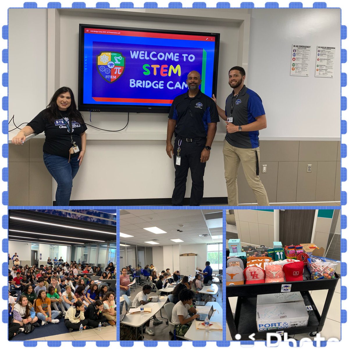 Becky Zalesnik (@beckyzalesnik) on Twitter photo <a href="/SheldonSTEM/">Sheldon ISD STEM/PTECH</a> Summer Bridge Camp is off and running for our freshmen at C. E. King HS. 100 students showed up on Day 1! Thatβs what Iβm talkingβ about! ππ₯³π₯³ #SettingGoals #DevelopingGRIT <a href="/KHSTSTEM/">CE King HS STEM Academy</a> <a href="/sargueta82/">Dr. Stephanie Moye</a> <a href="/SheldonISD/">Sheldon ISD</a> <a href="/Howard_Educator/">Jillian Howard, Ed.D.</a> <a href="/SheldonSTEM/">Sheldon ISD STEM/PTECH</a> Summer Bridge Camp is off and running for our freshmen at C. E. King HS. 100 students showed up on Day 1! Thatβs what Iβm talkingβ about! ππ₯³π₯³ #SettingGoals #DevelopingGRIT <a href="/KHSTSTEM/">CE King HS STEM Academy</a> <a href="/sargueta82/">Dr. Stephanie Moye</a> <a href="/SheldonISD/">Sheldon ISD</a> <a href="/Howard_Educator/">Jillian Howard, Ed.D.</a>