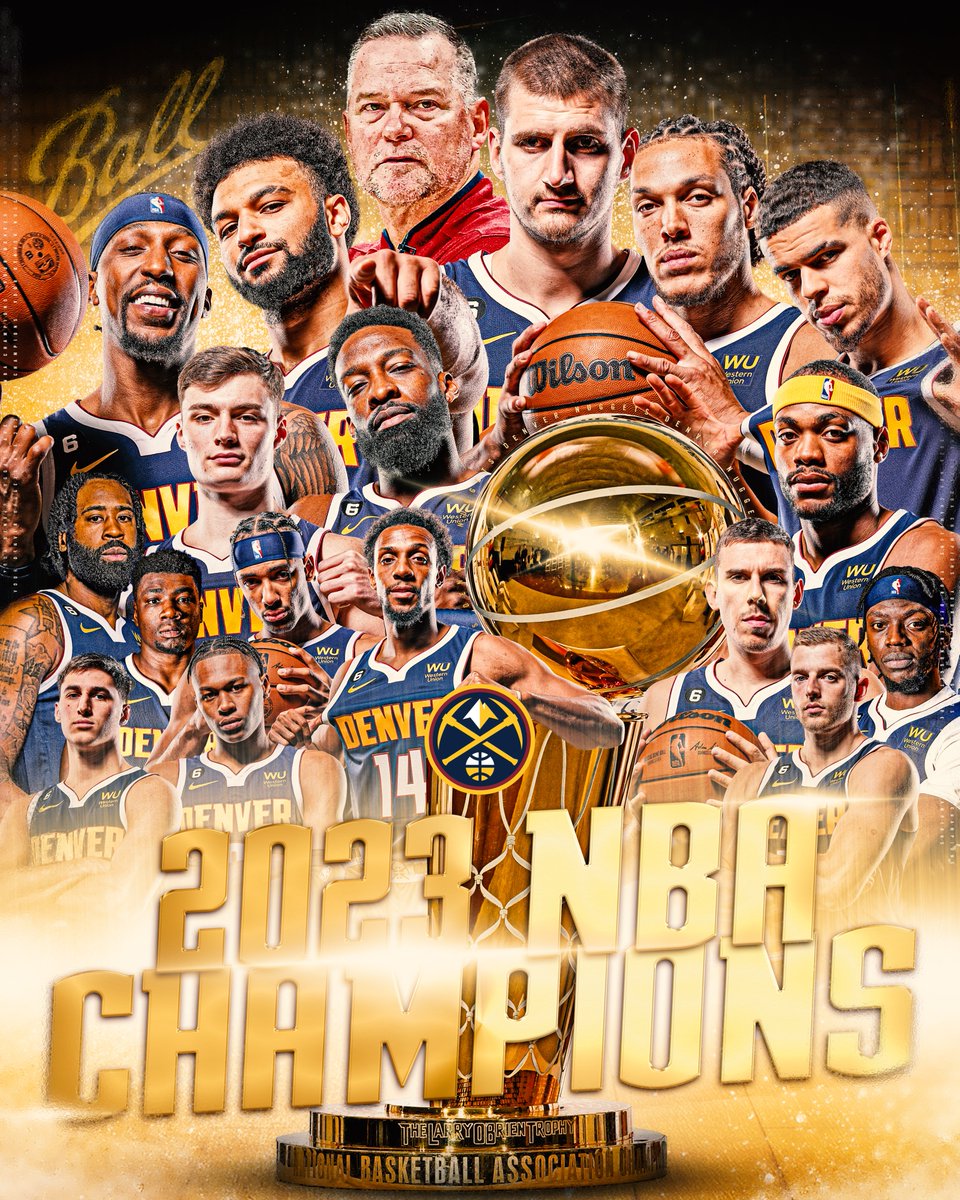 YOUR DENVER NUGGETS ARE THE 2023 NBA CHAMPIONS 🏆 #bRINGItIn