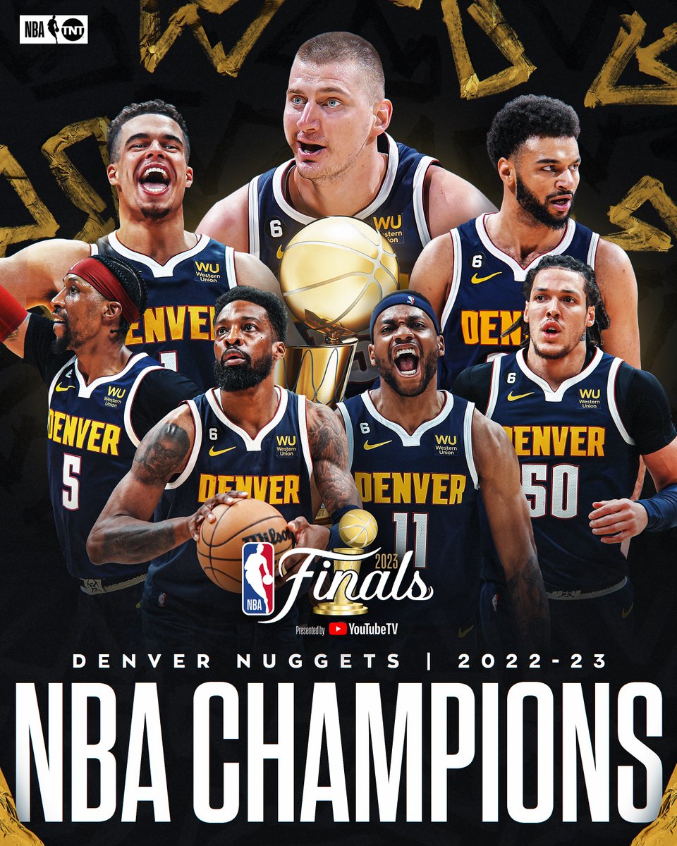 NBA on X: The @nuggets are the 2022-23 NBA Champions! / X
