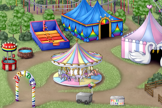 mweor's tweet photo. A new Pride Carnival has popped up in Mweoria! Lots of fun activities and new items await you; come and check it out! #mweor #pixelcats #petsim #warriorcats #catgame https://t.co/8xsZckACQ0