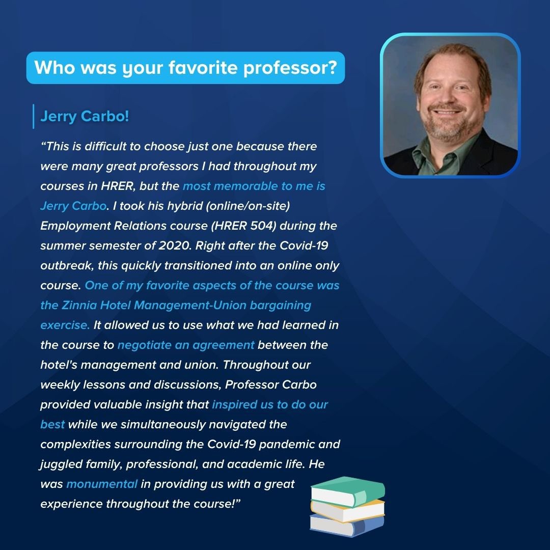 PennStateLER's tweet photo. โI thought completing a degree online was going to be lonely without much peer interaction, but I could not have been more wrong!โ
Brian Adair is a 2022 @PSUWorldCampus grad from our #MPSinHRER program, who has found his calling in the #HRER field. ๐
๐ต #WeAre #PennStateLER ๐ต https://t.co/udjbK1Z55M