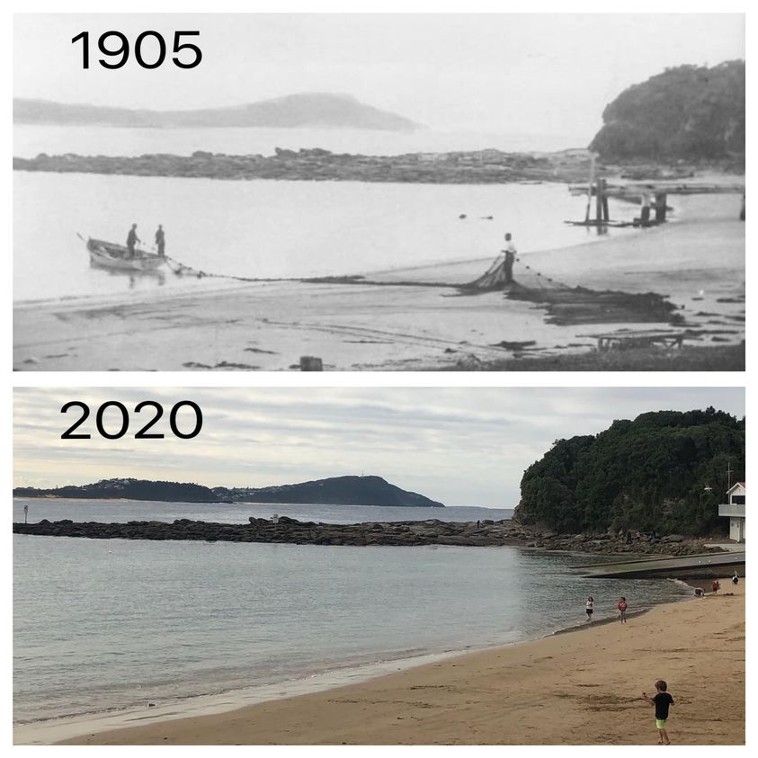 Terrigal. 1905 to 2020.

Rising sea levels due to climate change are a real bugger.

#ClimateScam