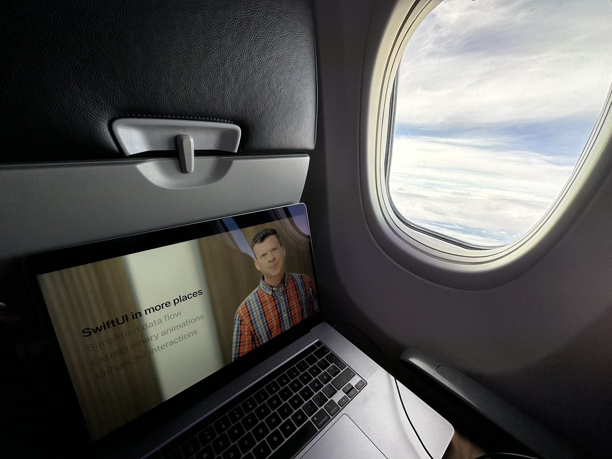 More places indeed!

What’s better than catching up on #WWDC23 on the way home from Tasmania? 😀

#beyondWWDC