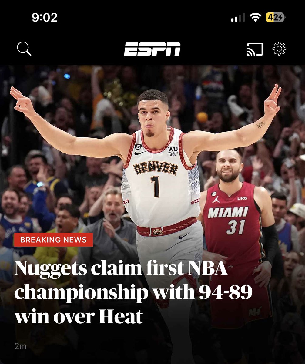 Fuck yes!!!! #GoNuggets