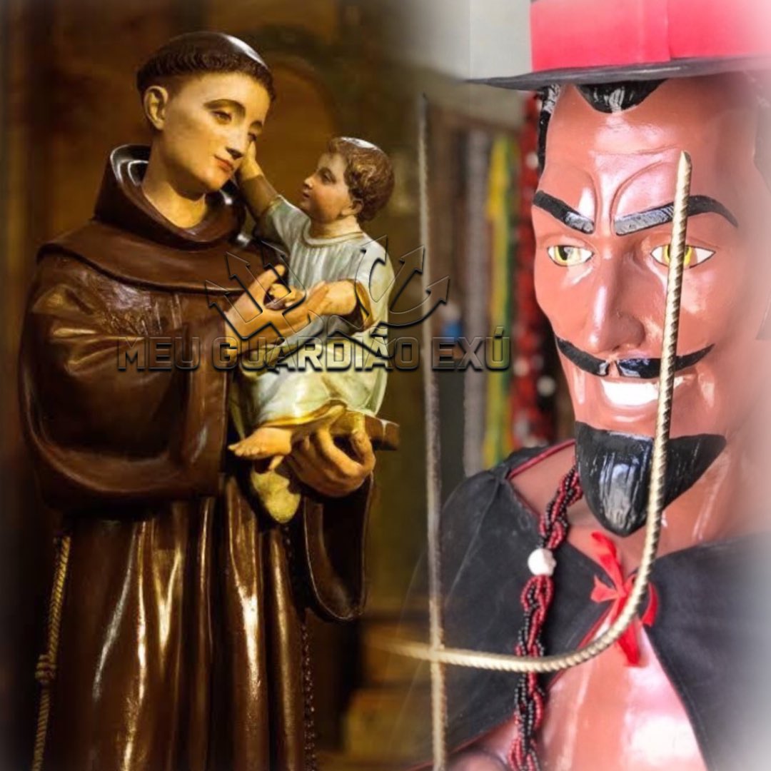 perolasmacumba's tweet photo. 13/06 Dia de Santo Antônio  e Dia de Exú!

Que Exú nos livre do falso amigo e dos falsos sorrisos.
Que Exú traga para você, caminhos abertos, saúde e emprego.

Salve Santo Antônio!
Laroyê Exú!🔱🪔🕯️ https://t.co/hWZ0evIOCQ