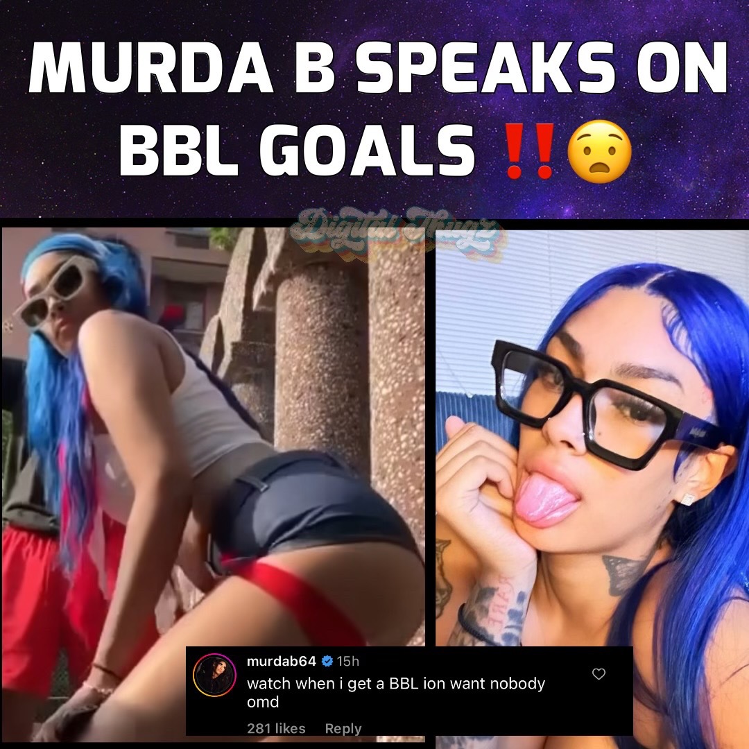 Should #MurdaB aka #MurdaSleeze Get Dat BBL ⁉️😧

#Bronxdrill #nydrill #Kayflock #icespice
#DDOSAMA #PLEASEDONTLACK #nychiphopnews #Hiphopnews #dthang #MurdaB #KenzoB #Digitalthugz #Sugarhillddot #pphilms