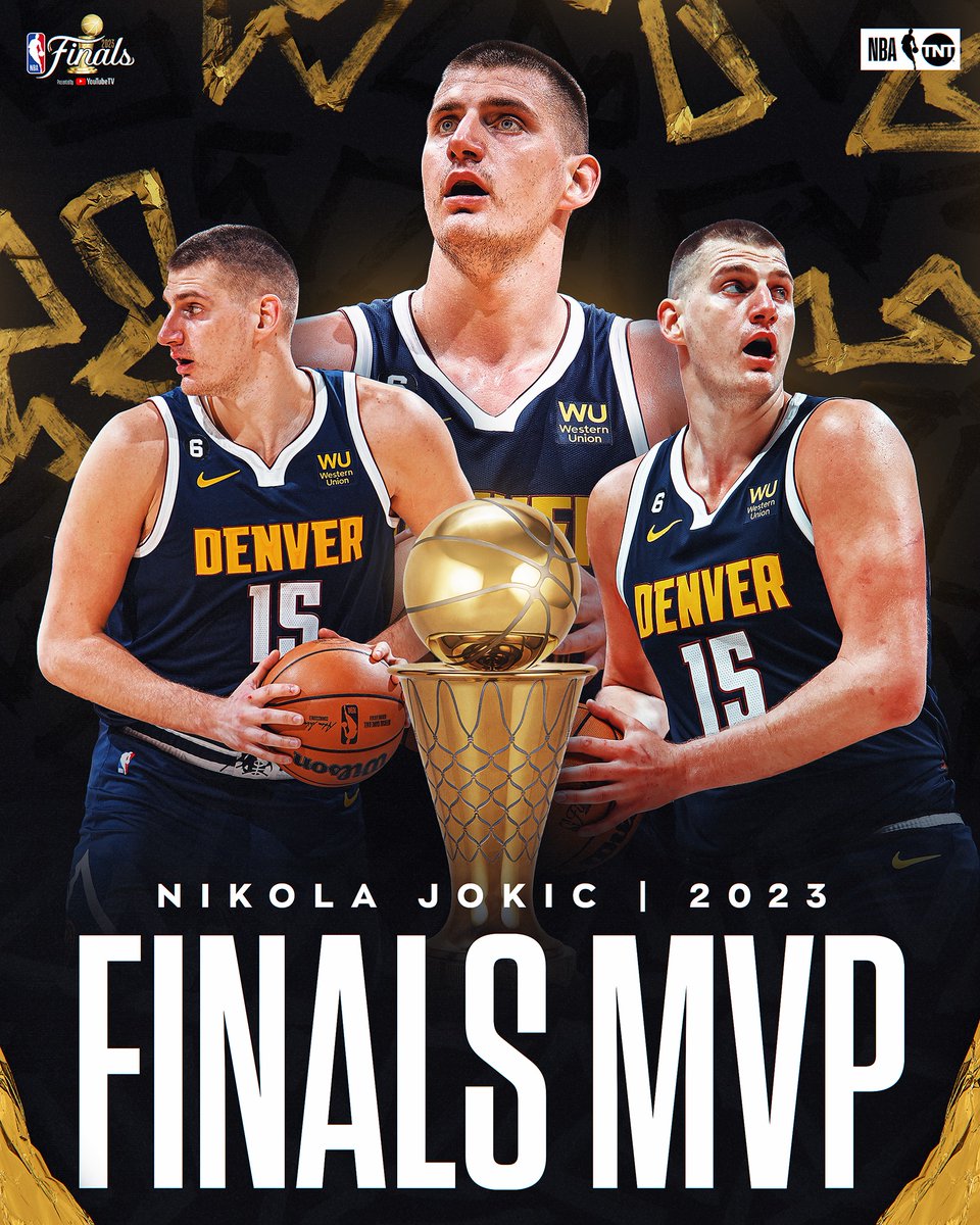 Nikola Jokić is the 2022-23 #NBAFinals MVP!!!