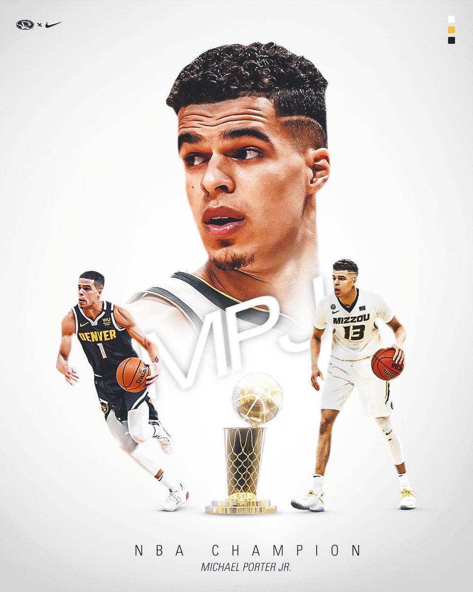 𝗙𝗿𝗼𝗺 𝗖𝗼𝗠𝗼 𝘁𝗼 𝗡𝗕𝗔 𝗖𝗵𝗮𝗺𝗽𝗶𝗼𝗻

Congrats MPJ on your title!

#MIZ 🐯