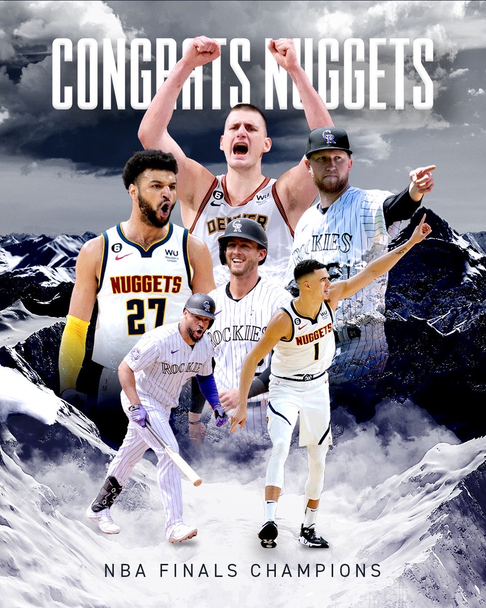 Your NBA Champions!

Congratulations @nuggets‼️

#BringItIn