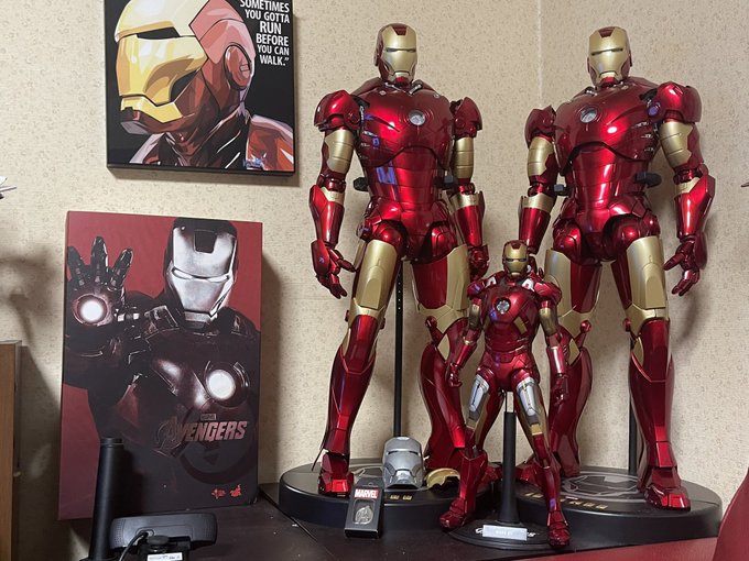 オイルペイント カウチソファ付きコミコン完売くつろいだアイアンマン