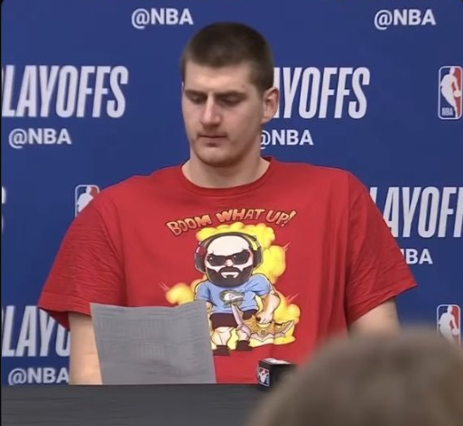 The guy that wore SRO merch to the postgame confrence is now an NBA champion