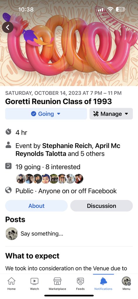 rocelchichi's tweet photo. We took into consideration on the Venue due to transportation to Jersey and we have an option to have this reunion in Philly… 
We need a head count by Friday June 16th, 2023 to determine Venue.
Please RSVP 😊
Please go to https://t.co/wVUOh3n3wC to respond as the page is public https://t.co/e8OojWgtVQ