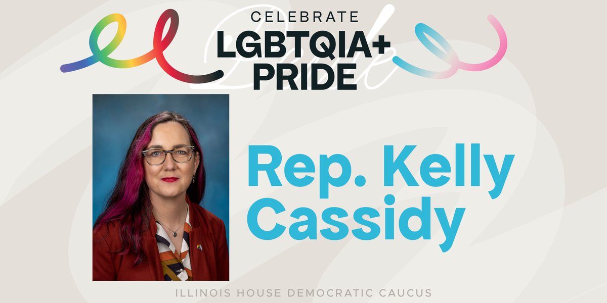 ILDistrict84's tweet photo. Today's Pride Highlight is IL State Rep. Kelly Cassidy.
She has brought her background as an organizer and policy expert to some of the most significant debates in the IL House – and helping to create a more just and forward-thinking state.
#illinois #ildistrict84 #ILPride https://t.co/z0jxkliblL