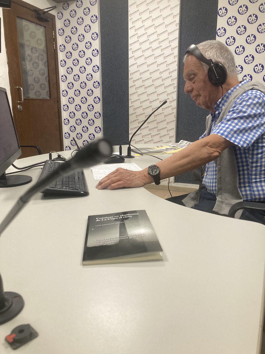 Listo para entrar al aire en DK 1250 am en el programa Libros Vivos con Mario Nepote