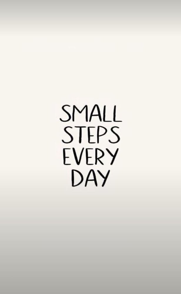 wordstionary's tweet photo. Start small. https://t.co/DkdYCCPcOn