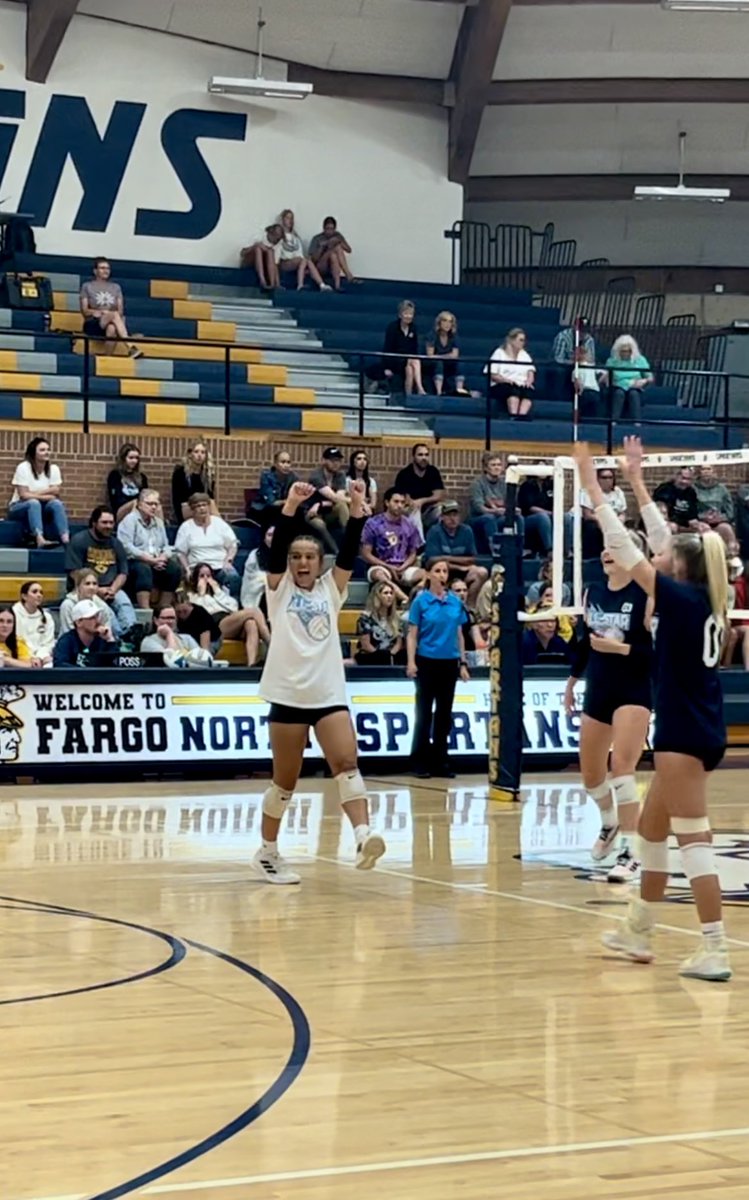CC_SquirrelVB's tweet photo. What a fun night watching our very own, Tori Richter, represent CCHS playing in the North Dakota Optimists Volleyball Series! Congrats &amp; best of luck next year!   ❤️🏐💙 #gosquirrels #squirrelvb https://t.co/zKNHcquMIz