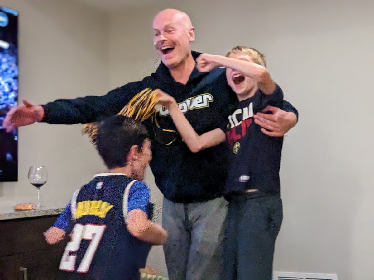 KimHillyer's tweet photo. This is a @nuggets house. #NBAFinals https://t.co/H2PYSZmOjo
